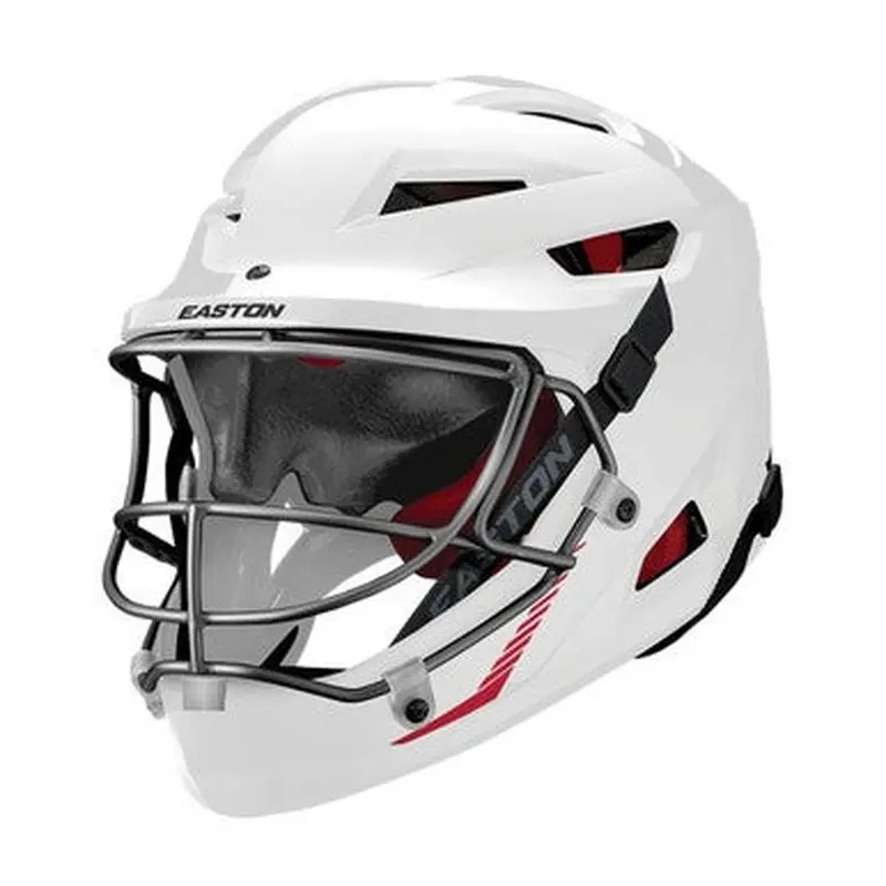 New Easton Hellcat Slowpitch Helmet White S/M 11506-RAWHELCATSHSMW
