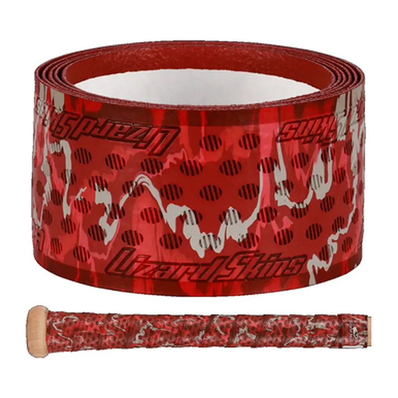 New Lizard Skins DSP Ultra Bat Grip 1.8mm Scarlet Camo #DSPUBB852 11506-LIZDSPUBB852