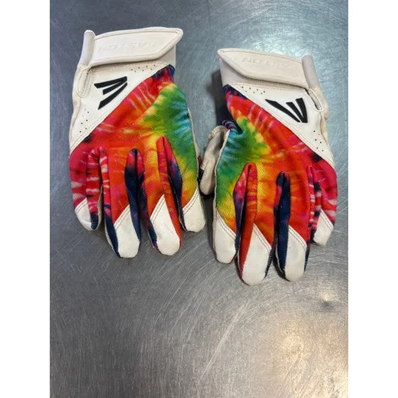 Used Easton BB/SB Batting Gloves White LG 11868-S000064084