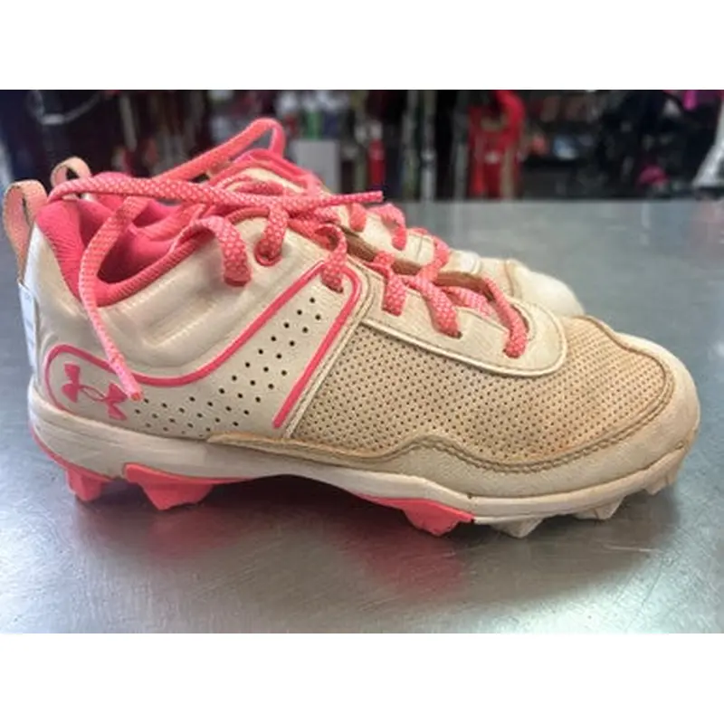 Used Under Armour GLYDE BB/SB Cleats White Junior 03.5 11868-S000064735