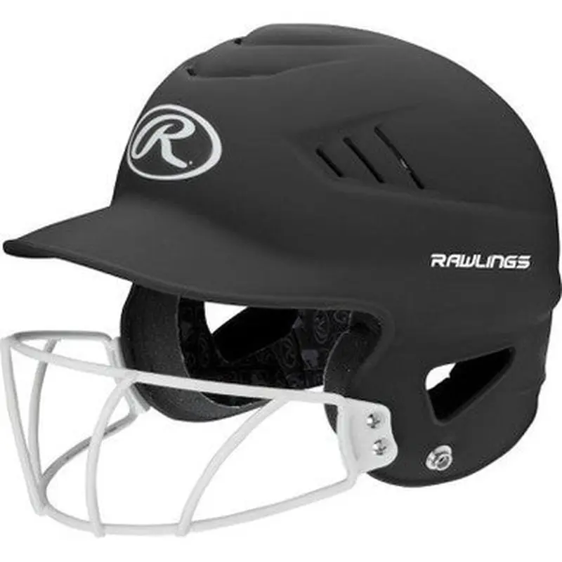New Rawlings COOLFLO Batting Helmet w/Mask 11479-COOLFLO