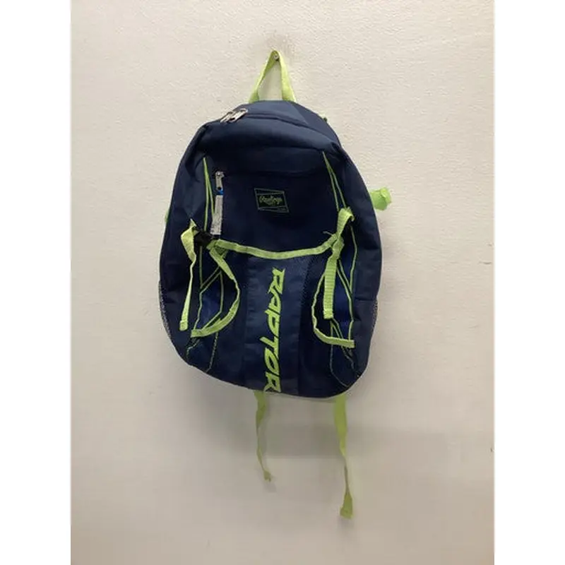 Used Rawlings RAPTOR BB/SB Player Backpack Navy Blue 11443-S000196134