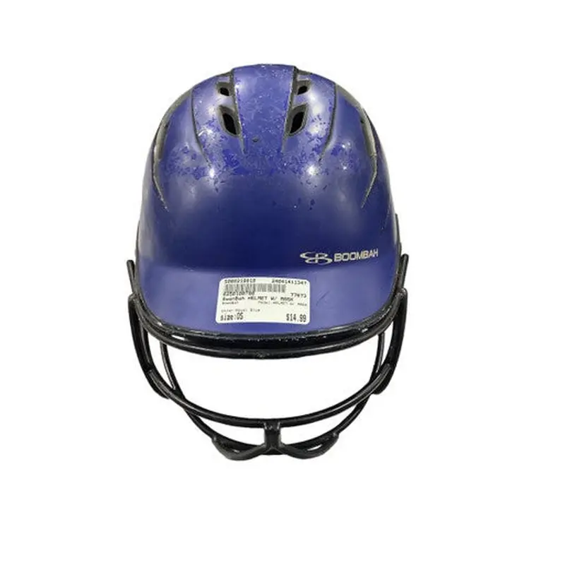 Used BoomBah HELMET W/ MASK One Size Baseball and Softball Helmets 11347-S000219819