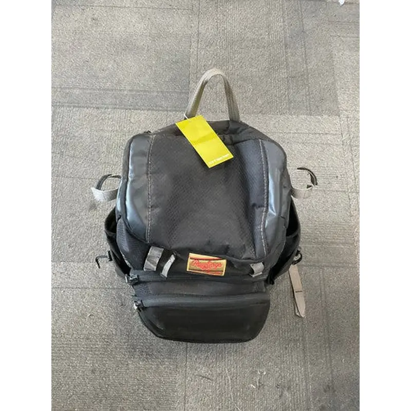 Used Rawlings BB/SB Player Backpack Black 11614-S000217289