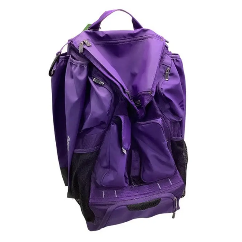 Used Easton PURPLE WHEELED BAG BB/SB Player Wheeled Bag Purple 11347-S000249700