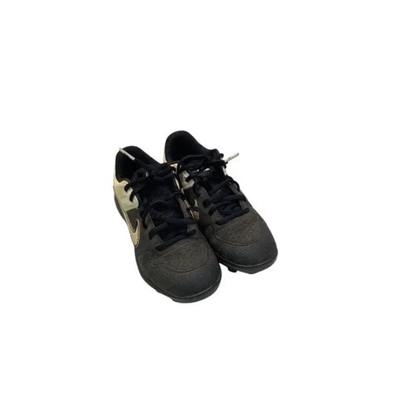 Used Nike HUARACHE BLK/WHITE BB/SB Cleats Black Junior 02.5 11347-S000239452