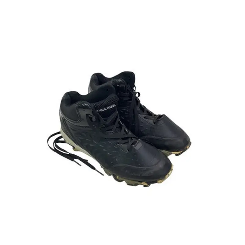 Used Rawlings BLACK BB CLEATS BB/SB Cleats Black Junior 03 11347-S000245795