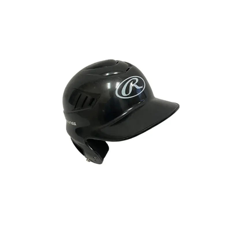 Used Rawlings RCFH Batting Helmet No Mask Black One Size 11692-S000140430