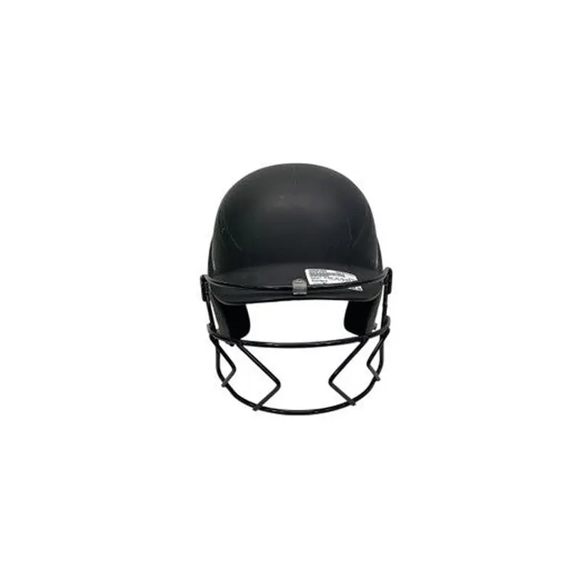 Used Schutt BLACK BB HELMET W/MASK Batting Helmet w/Mask Black MD 11347-S000251505