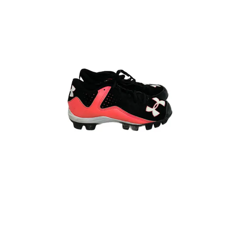 Used Under Armour LEADOFF BB/SB Cleats Black And Pink Junior 01 11692-S000140451
