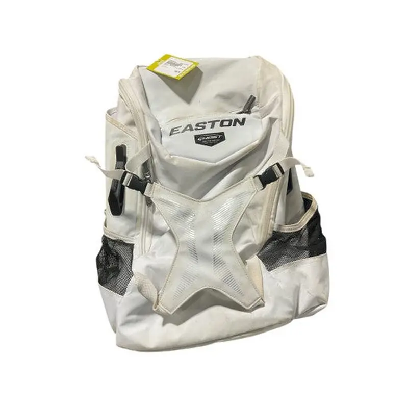 Used Easton BACKPACK BB/SB Player Carry Bag White 11834-S000039108