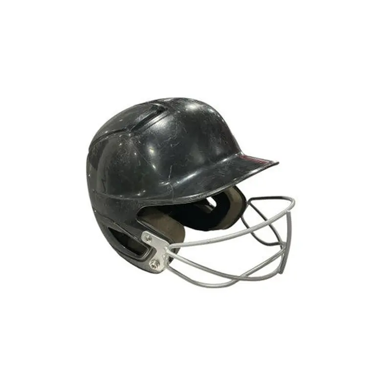 Used Easton BLK HELMET Batting Helmet w/Mask Black SM 11834-S000039235
