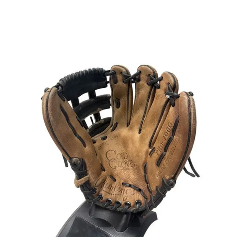 Used Rawlings PRO-206G BB/SB Glove RH Throw Brown And Black 12" 11835-S000197544
