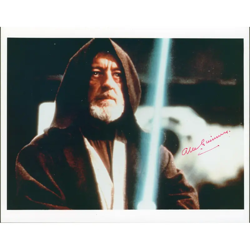 Alec Guinness Star Wars Authentic Signed 8x10 Photo Autographed BAS #AB14168