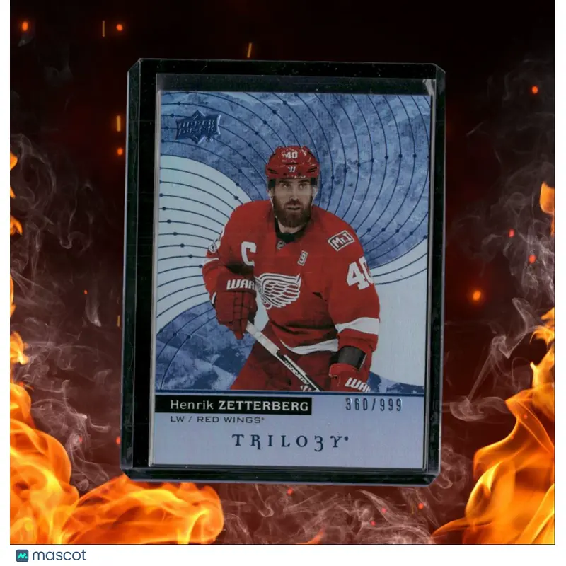 2017-18 Upper Deck Trilogy Henrik Zetterberg Foil 360/999 #11