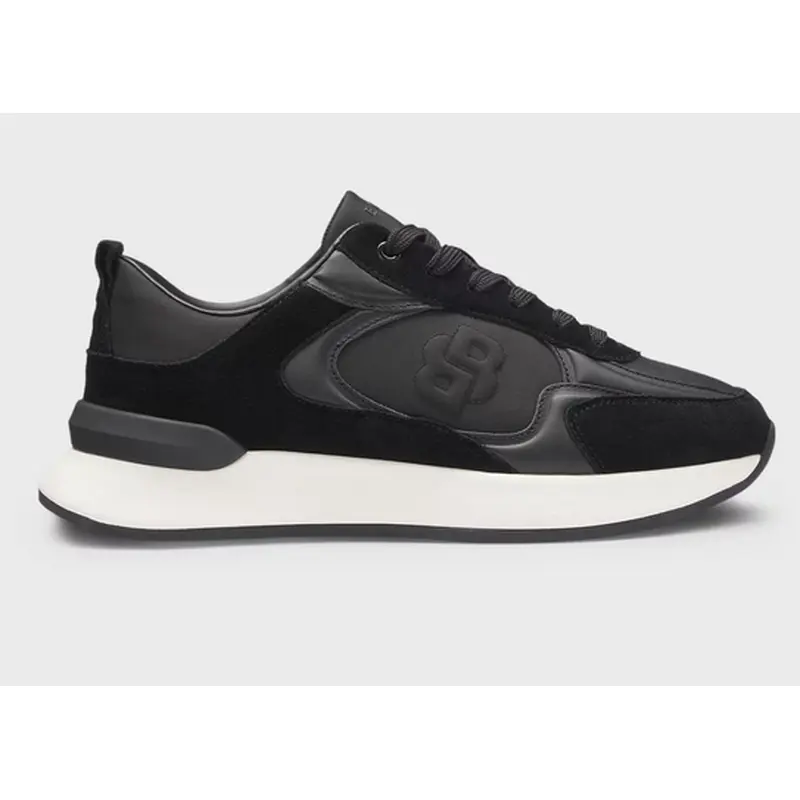 HUGO BOSS WOMENS SNEAKERS BLACK B ICON RUNN SDNY 50548358001
