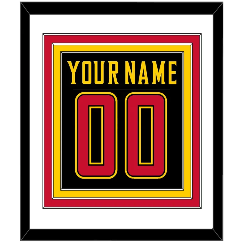 Maryland Basketball Name & Number - Road Black (2013-2015) - Triple Mat 1