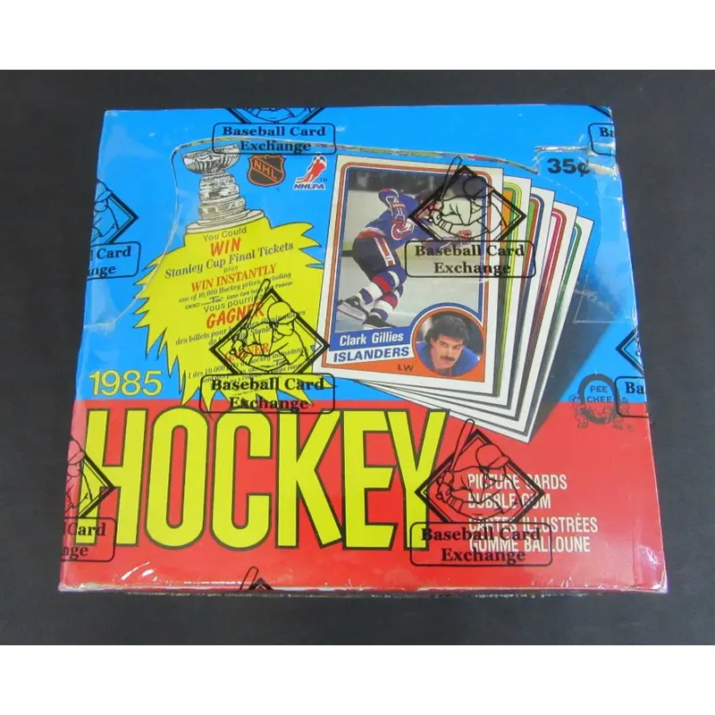 1984/85 OPC O-Pee-Chee Hockey Unopened Wax Box