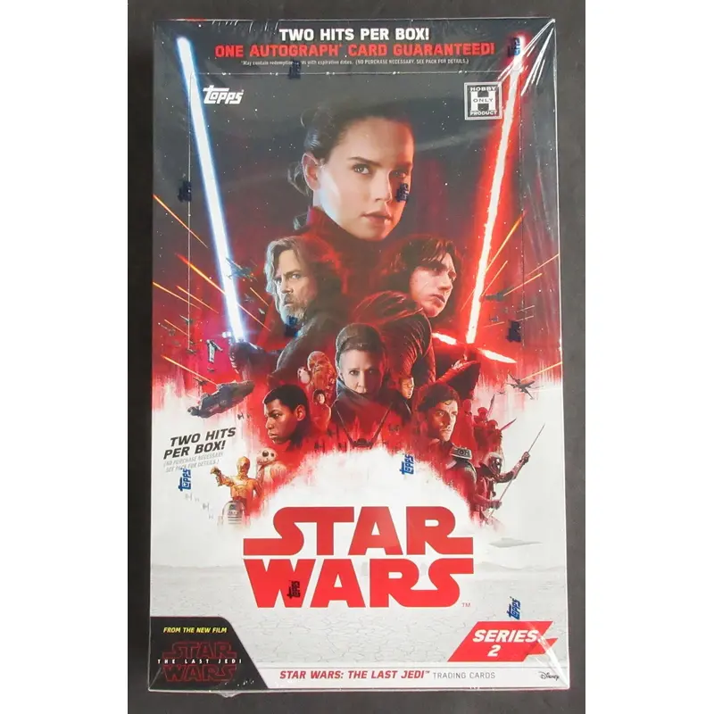 2018 Topps Star Wars: The Last Jedi Series 2 Box (Hobby) (24/8)