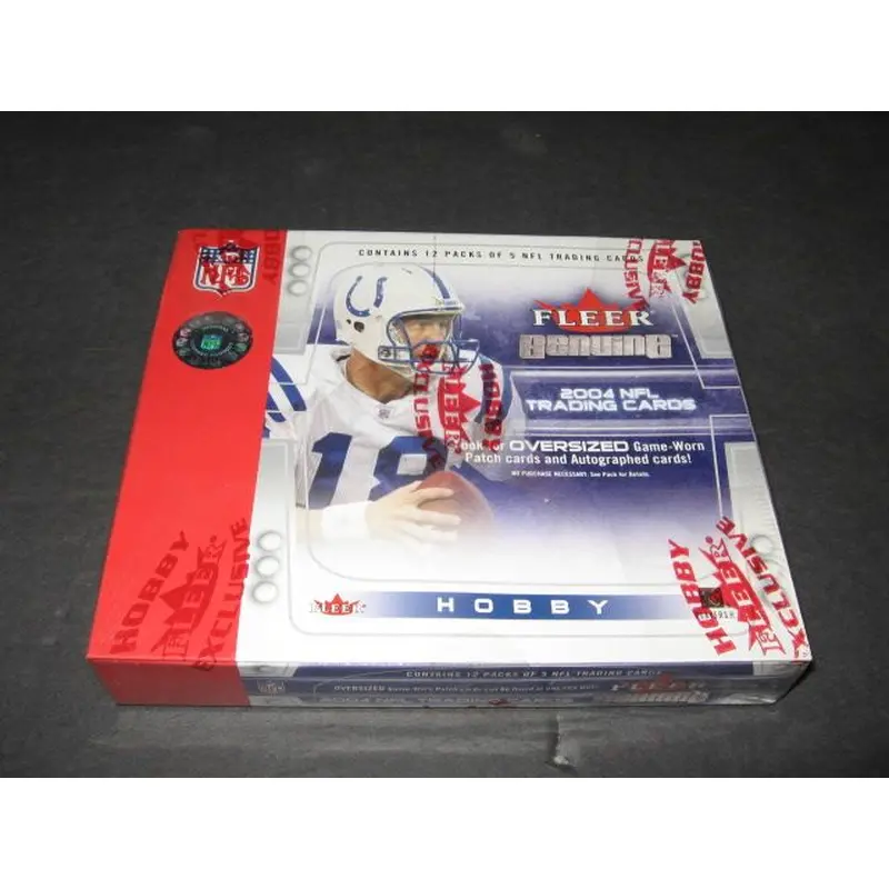2004 Fleer Genuine Football Box (Hobby)