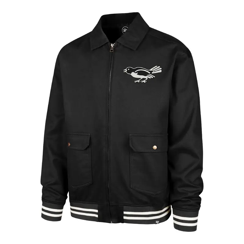 BALTIMORE ORIOLES COOPERSTOWN GOLDEN DIAMOND '47 HOMESTEAD JACKET