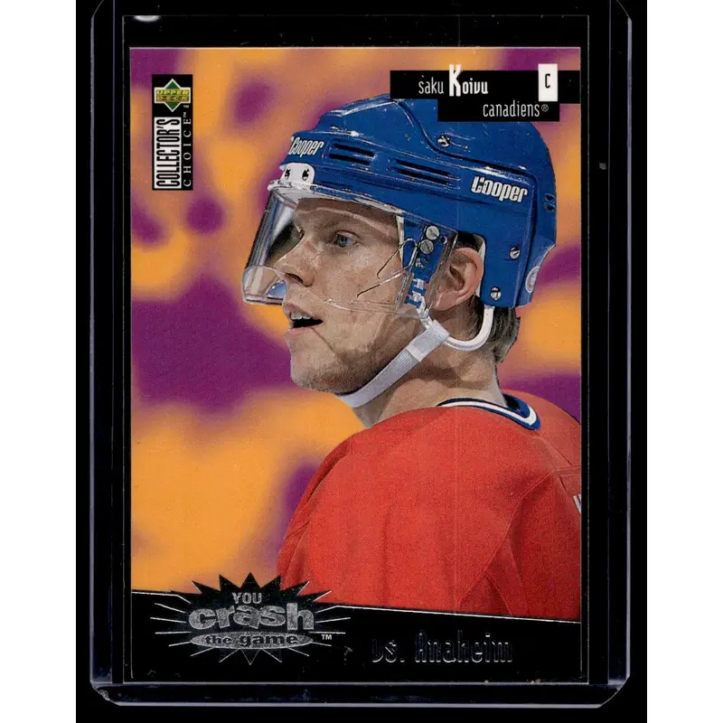 1996-97 Upper Deck Collector's Choice - You Crash the Game - Saku Koivu vs. Anaheim #C15