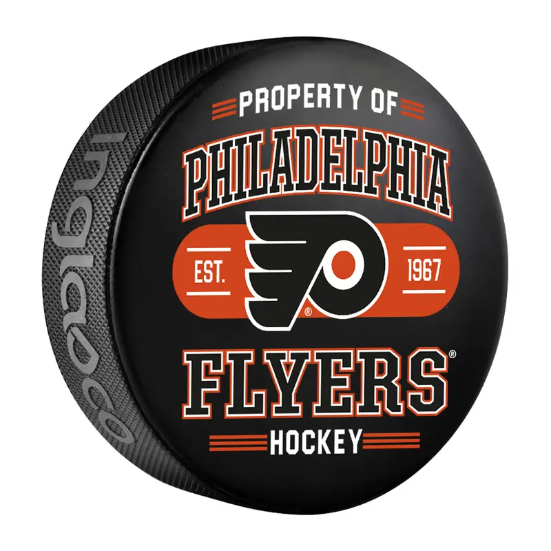 NHL Philadelphia Flyers Property Of Souvenir Collector Hockey Puck