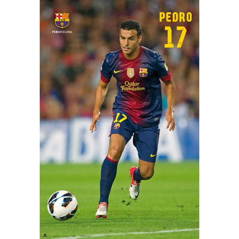 Pedro Rodriguez "Superstar" FC Barcelona Poster (2012/13) - G.E. (Spain)