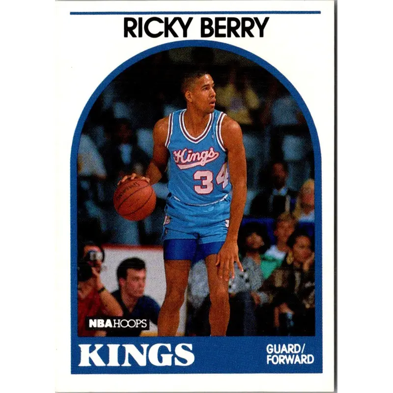 1989 Hoops Ricky Berry #186 Rookie