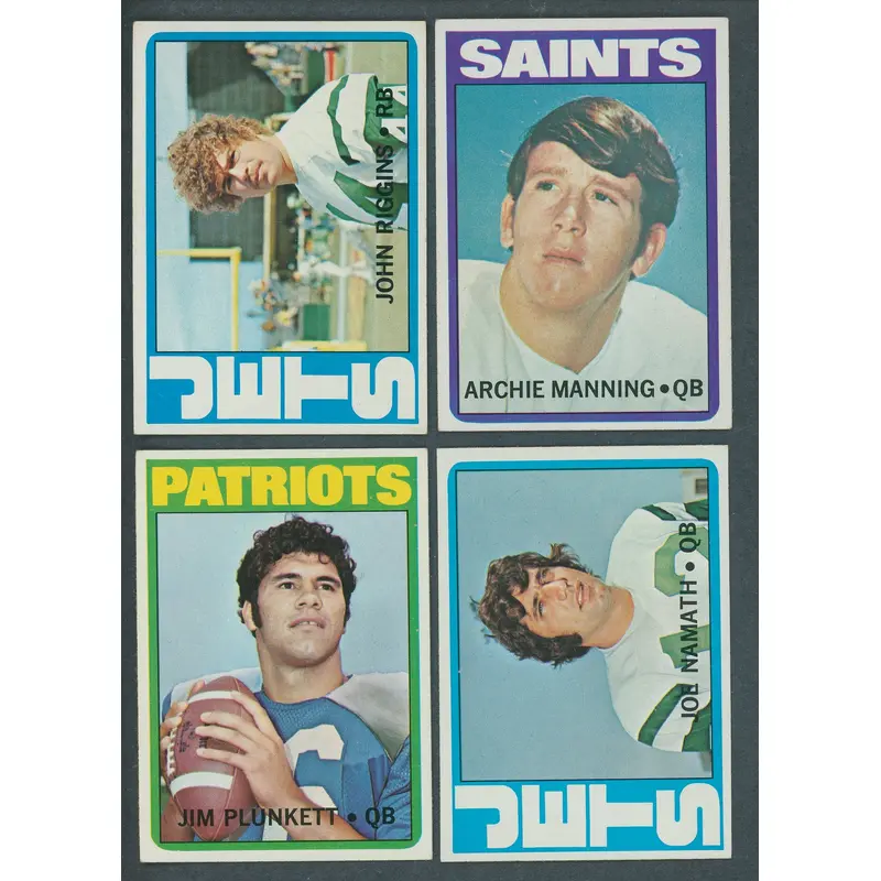 1972 Topps Football Series 1 & 2 Near Set (261/263) EX/MT NM