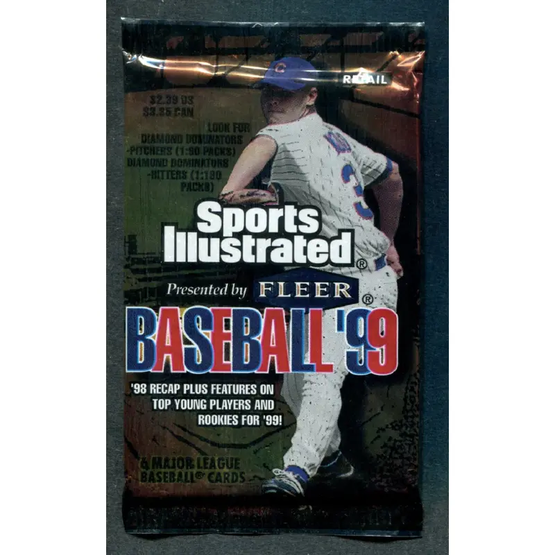1999 Fleer Sports Illustrated Baseball Unopened Pack (Retail) (Pre-Priced)