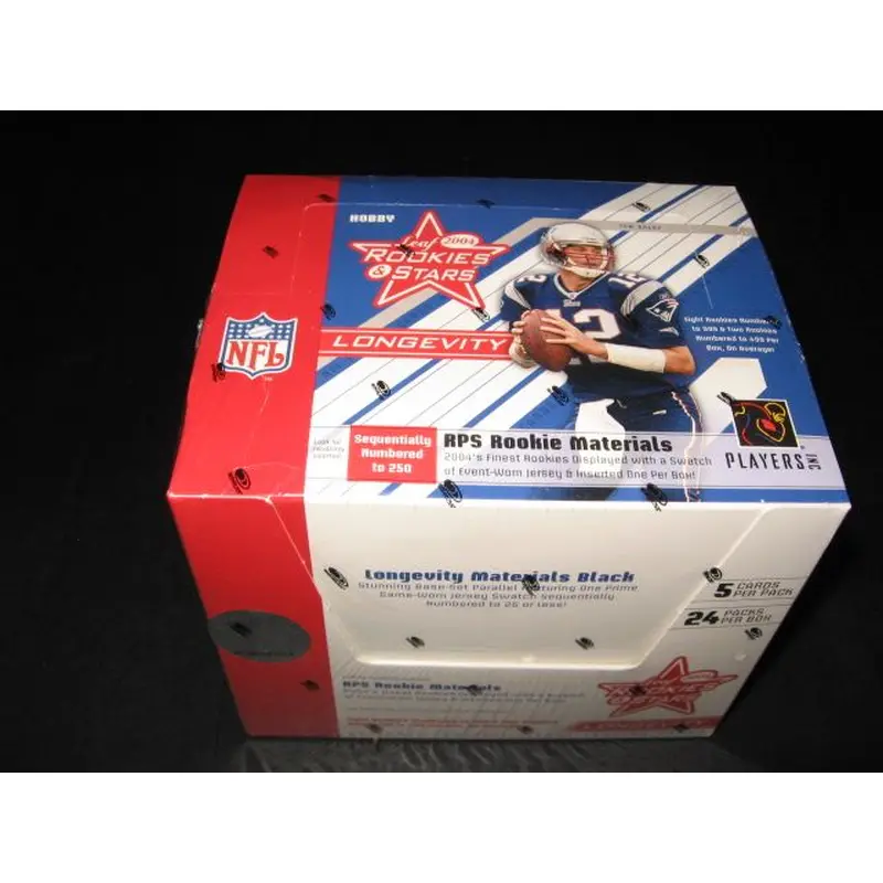 2004 Leaf Rookies & Stars Longevity Football Box (Hobby)