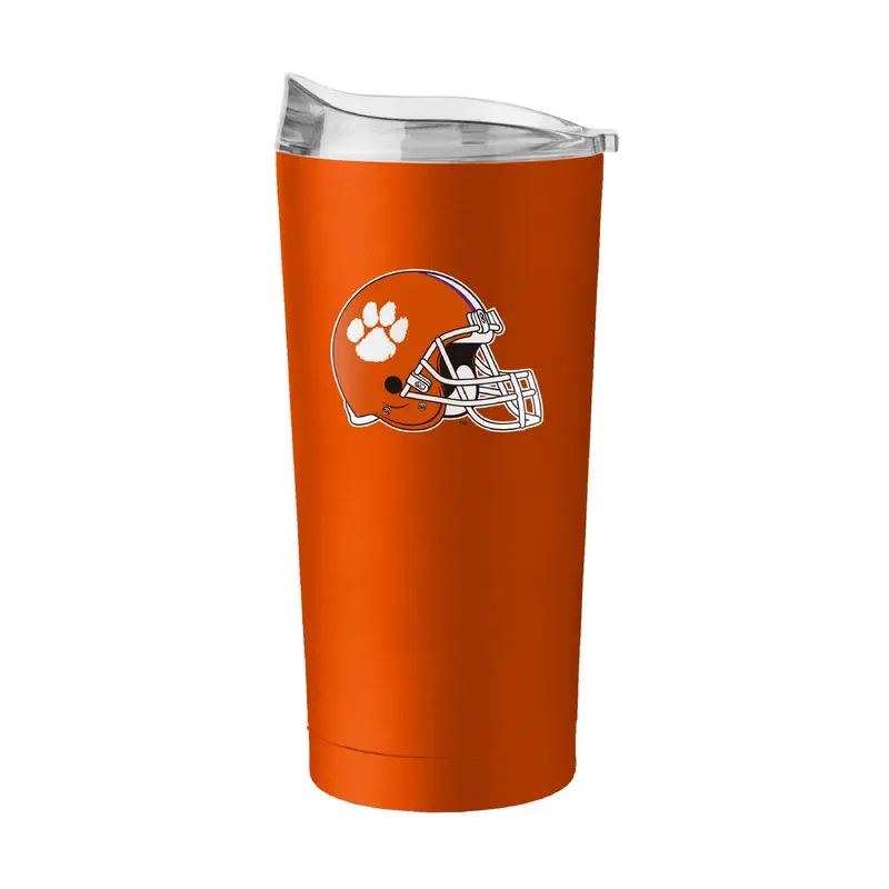 Clemson Flipside Alt Logo 20oz Powder Coat Tumbler