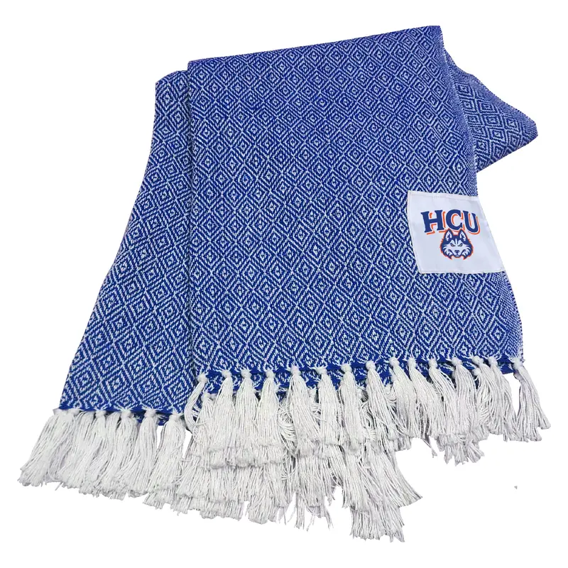 Houston Christian University Farmhouse Throw