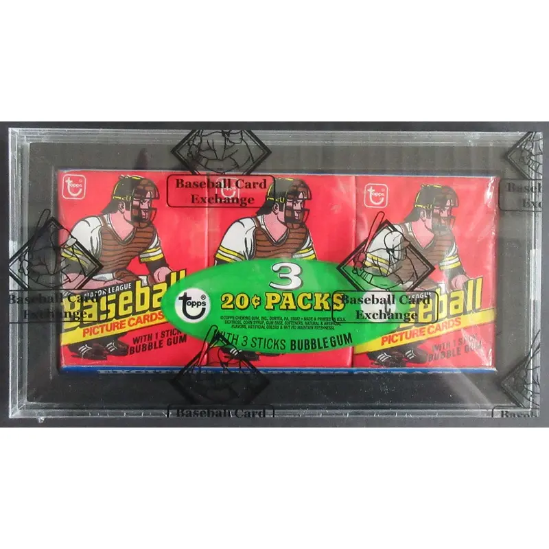 1978 Topps Baseball Unopened Wax Pack Tray (BBCE)