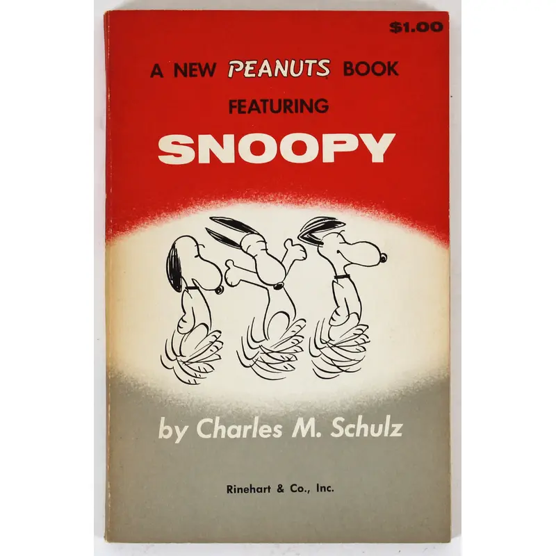 Charles Schulz Signed A New Peanuts Book Featuring Snoopy Paperback Book BAS