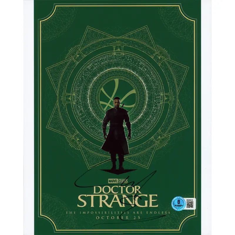 Chiwetel Ejiofor Doctor Strange Authentic Signed 8x10 Vertical Photo BAS BS96915