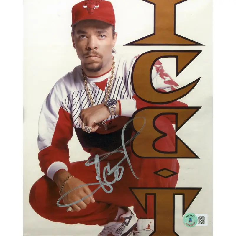 Ice-T Body Count Authentic Signed 8x10 Photo Autographed BAS #BH01688