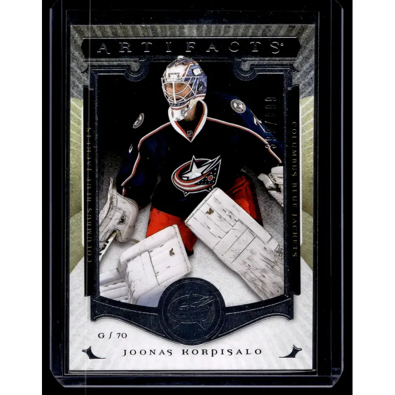 2015-16 Upper Deck Artifacts - Rookie Redemptions - Joonas Korpisalo #199 /899 RY