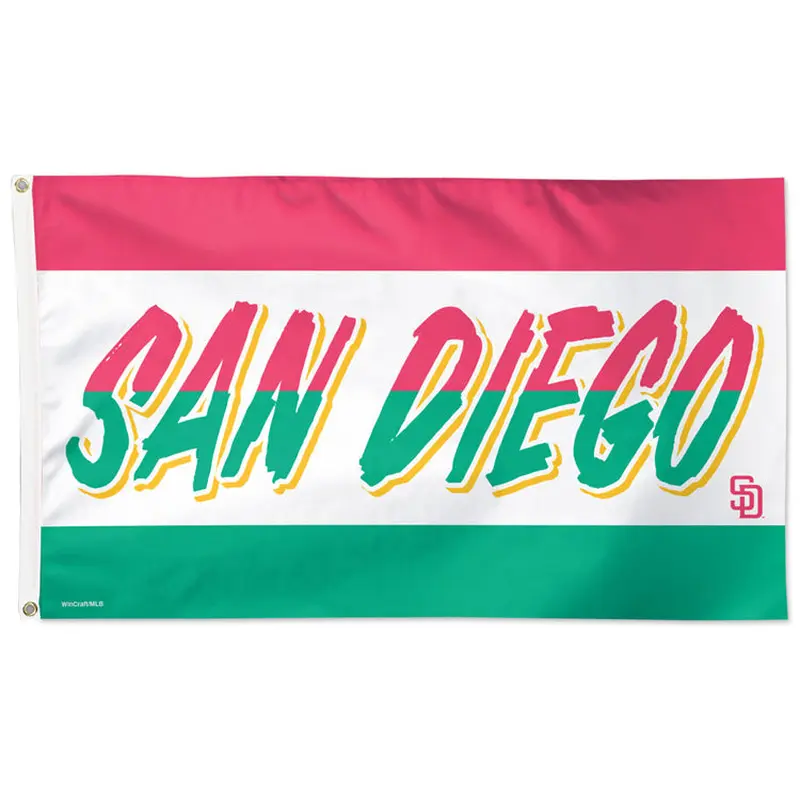 San Diego Padres City Connect Edition Official MLB Baseball 3'x5' Flag - Wincraft
