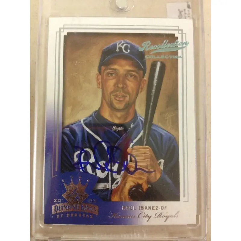 2003 DONRUSS DIAMOND KINGS CROWNING MOMENT RAUL IBANEZ AUTO AUTOGRAPH 1/1 RARE
