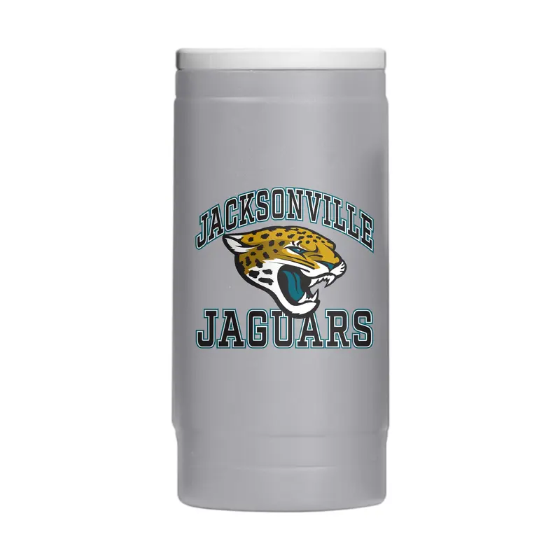 Jacksonville Jaguars 12oz Athletic Powdercoat SlimCan Coolie
