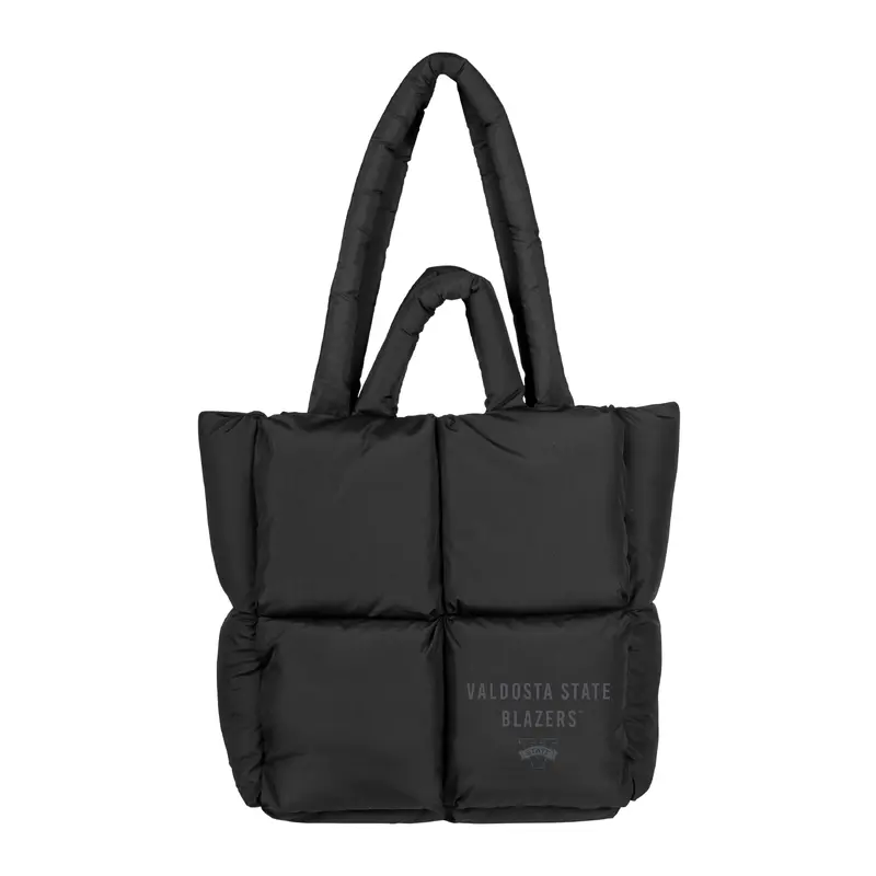 Valdosta State Black Puff Tote