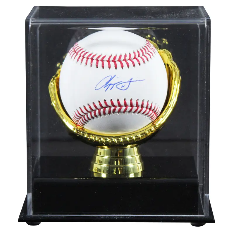 Braves Chipper Jones Authentic Signed Oml Baseball W/ Case Autographed Fanatics