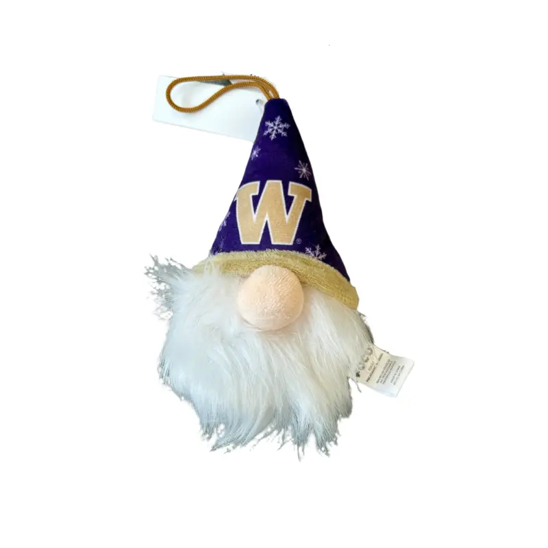 Foco University of Washington Plush Gnome with Snowflake Hat