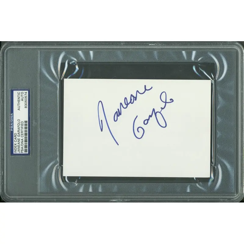 Janeane Garafolo Authentic Signed 4x6 Index Card Autographed PSA/DNA Slabbed 2