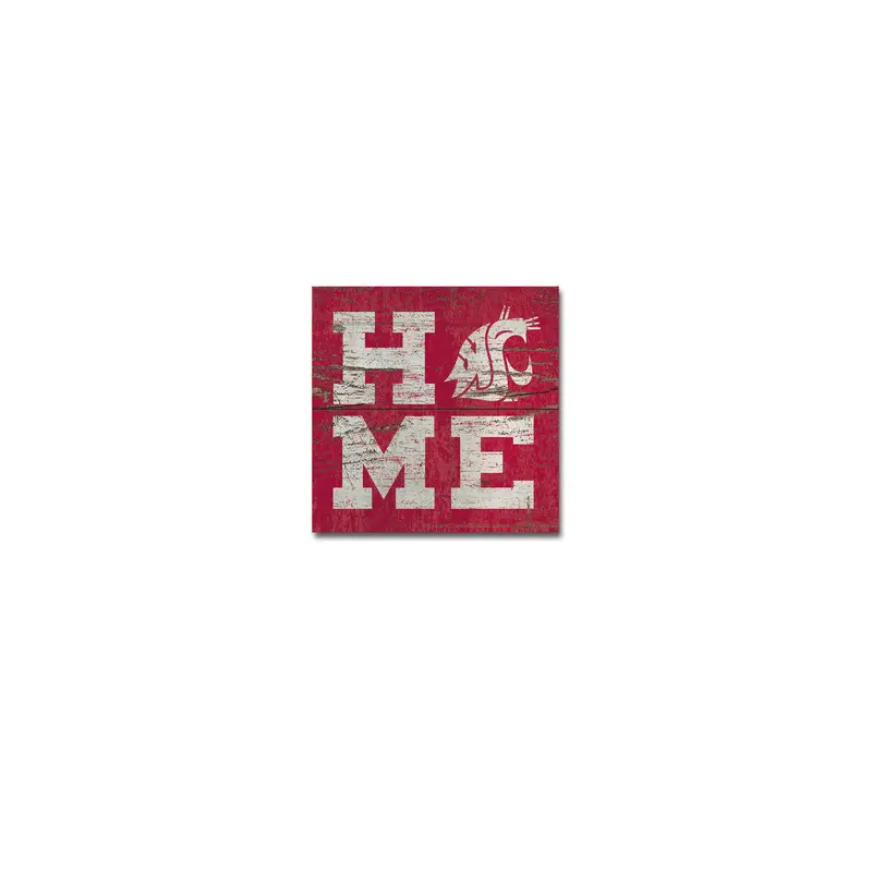 WSU Home Wood Magnet
