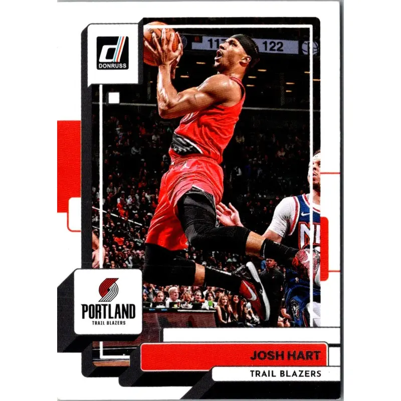 2022 Donruss Holo Laser Red/Gold Josh Hart #109