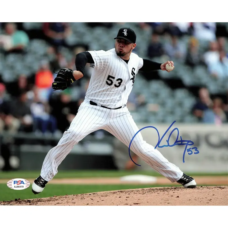 HECTOR SANTIAGO signed 8x10 photo PSA/DNA Chicago White Sox Autographed