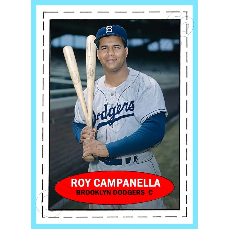 Roy Campanella 1971 Bazooka Custom Card - 4662